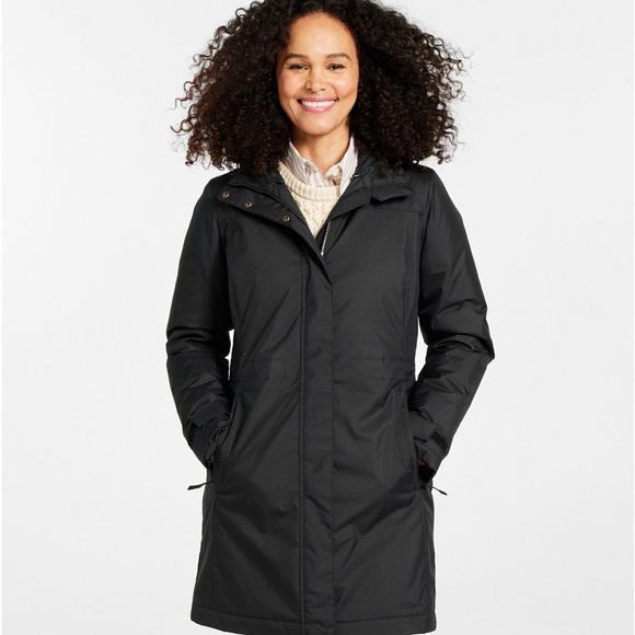 LL Bean Winter Warmer Fleece Lined Coat - Picture 11 of 12